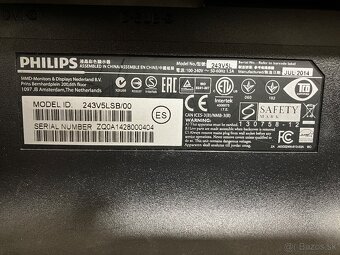 2x monitor philips 243v - 3