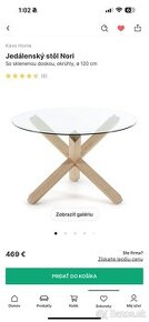 Jedálenský stôl Kave Home, priemer 120cm - 3