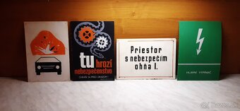 Retro vystražne tabulky - 3