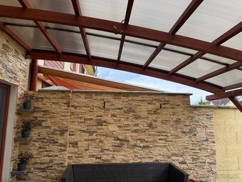 Drevená pergola s lexano 6x3,7m - 3