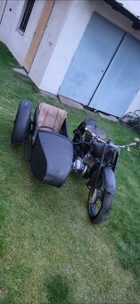 Dkw nz 500. Sidecar gelande stoye .wehrmacht - 3