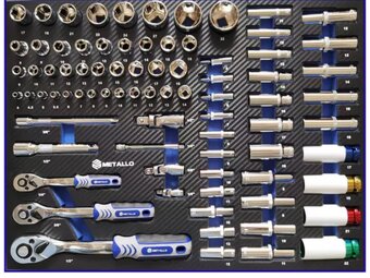 Dielenský vozík Mettalo blue 8/6 - 3