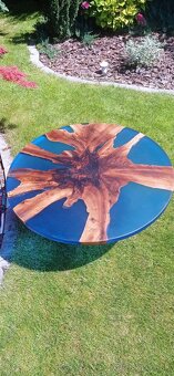 Jedalensky, konferencny epoxidovy stol orech - 3