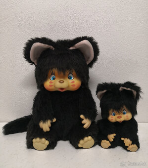 Retro mončiči XXL nyamy Felina čierna 35cm - 3