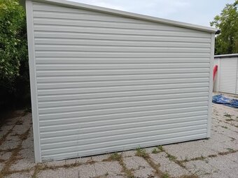 Plechová garáž 21x3m - 3