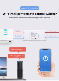 Nový 10A WIFI Smart vypínač - ovládanie mobilom. - 3