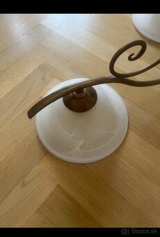 Luster značky Massive, medená farba, šírka cca 60 cm - 3