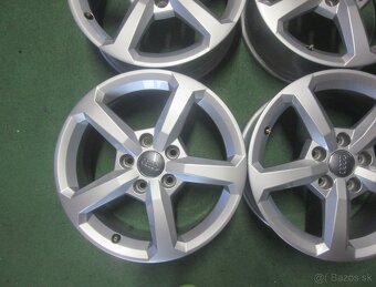 R16 hlinikové disky AUDI Q2 rozteč 5x112 ET43 top stav - 3