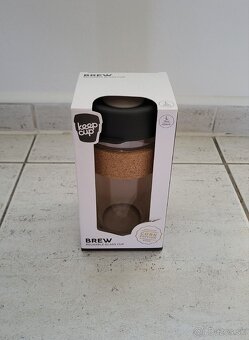 NOVÝ Hrnček KeepCup Brew Cork Black 454 ml L - 3