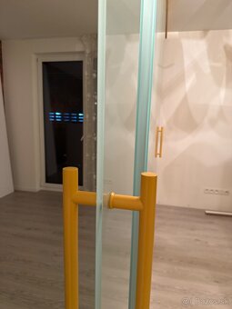 Celosklenené posuvné dvere 353 × 258 cm - matné, 4-dielne - 3