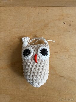 Ručne háčkovaná sovička - 3