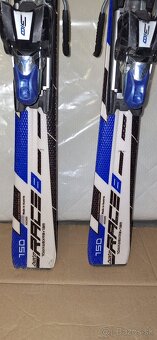 Predám juniorské lyže Atomic + paličky Leki - 3