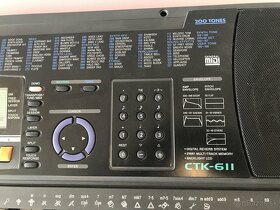 Elektronické klávesy CASIO CTK-611 - 3