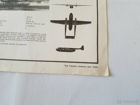 Starý plakát Vojenské dopravní letouny letectví NATO 60léta - 3