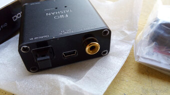 Predám nový kvalitný mini Hi-Res DAC FiiO Taishan - 3
