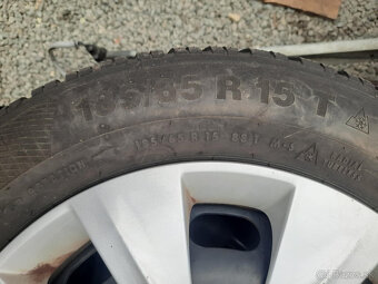 plechace 4x108 R15 zimne pneu Continental puklice Peugeot - 3