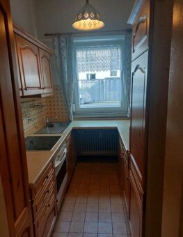 Rustikální linka z masivu se spotřebiči,5762 - 3