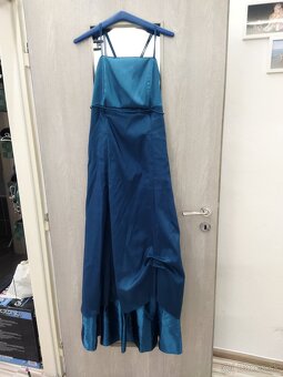 Predam elegantne modre saty v. 44 - 3