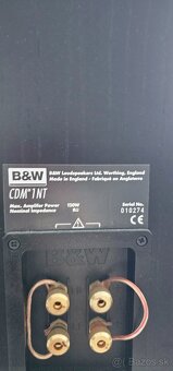 B&W CDM1 NT s originál stojanmi - 3