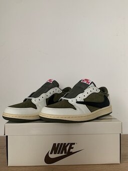 NOVÉ Jordan 1 Retro Low OG SP Travis Scott Medium Olive avai - 3