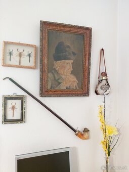 Obrazy, fajka, kožená fľaška - 3