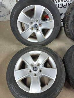 4ks alu disky Škoda 5x112 r16 pneu 5mm - 3