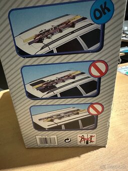 Magnetický Strešný nosič lyží - 3