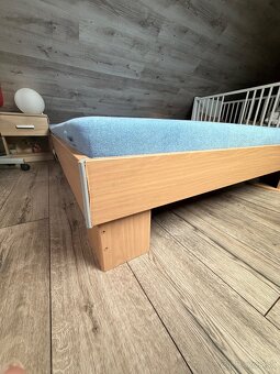 Manželská postel aj s matracom - 3