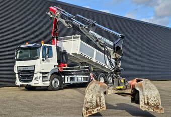 DAF CF 530 - 8x4 – Sklápěč/Valník+HR-FASSI 27,5 t/m – EURO 6 - 3
