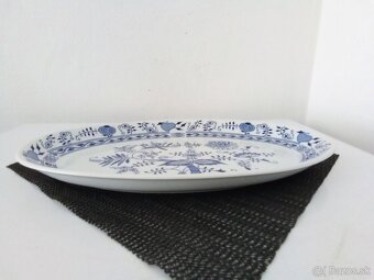 Porcelánová, značená, oválná misa - 3