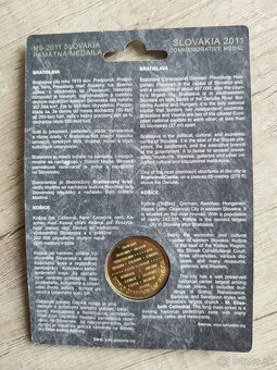 Pamätná medaila MS 2011 Slovakia - 3