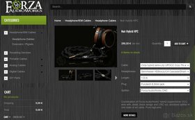 Kábel pre Sennheiser HD 800 - Forza Noir Hybrid HPC - 3