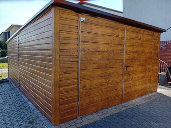 Plechová garáž 4x6 m - 3