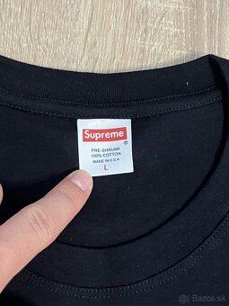 Supreme Bandana Čierne Tričko - 3
