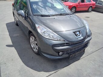 Peugeot 207 SW kombi 1.6i automat 2008r. Šeda metalíza - 3