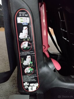Predám autosedačku s isofixom petite&mars v super stave. - 3
