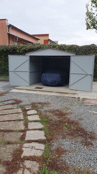 Plechová garáž 5,5x3,5 - 3