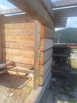 Drevo na drevenicu 5x4 nová - stavebnica, aj na splatky - 3