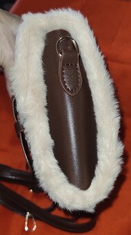 hnedá krásna dámska kabelka - 3