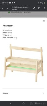 Flisat detsky stojan na knihy - 3