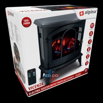 Predám elektricky 3D LED Krb VICENZA - 3