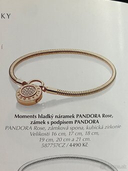 Pandora Rose Gold naramok - 3
