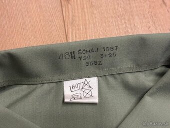 Bundokošeľa ČSĽA vz.63, nová, originál, aj veľké - 3