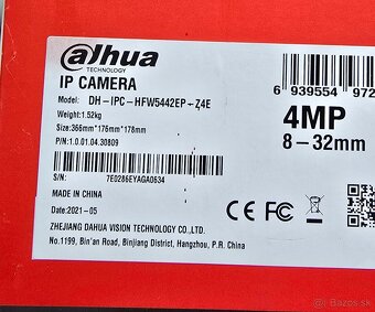 Profesionálna IP kamera Dahua IPC-HFW5442-EP-Z4 - 3