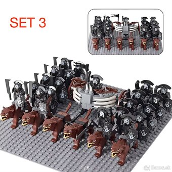 Figúrky pán prsteňov 5 (5ks) typ lego, nové - 3