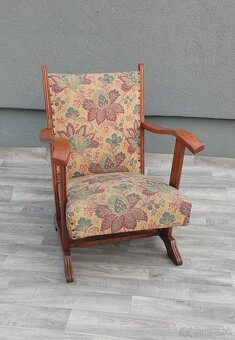 Kreslo fajčiarske vintage. - 3