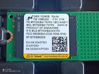 Micron 2450 512GB/ 1TB a 3400 2TB M.2 (PCIe 4.0 4x NVMe) - 3