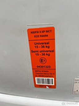 Römer britax kidfix SL SICT ECE R44/04 - 3