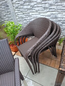 Záhradné sedenie - stôl, stoličky a záhradný box - 3