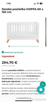 Detská postieľka HOPPA 60 x 120 cm - 3